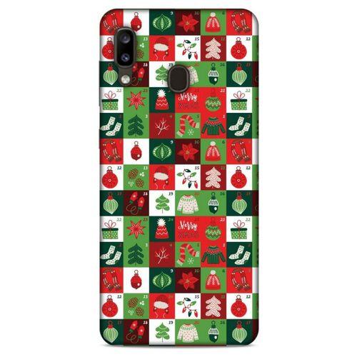 Yılbaşı Süsleri 07 Samsung Galaxy A20 Kılıf Silikon Kapak