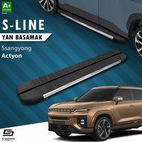 S-Dizayn Ssangyong Actyon S-Line Krom Yan Basamak 183 Cm 2024 Üzeri A+ Kalite