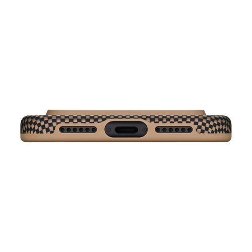 Apple iPhone 17 Pro Kılıf M-safe Şarj Özellikli Aramid Fiber Pitaka Military-Grade Sunset-Moonrise Serisi Kapak