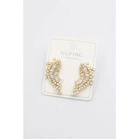 Taşlı Küpe - Altın