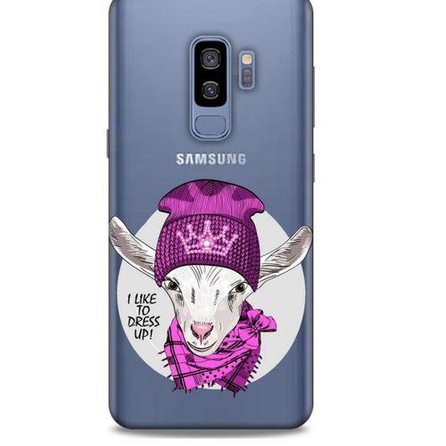 Zoologix (100) Samsung Galaxy S9 Plus Şeffaf Kılıf Silikon Desenli