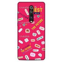 Xiaomi Redmi K20 Pro Uyumlu Kılıf Pembe Delisi (44) Tough Armor Kılıf Writing