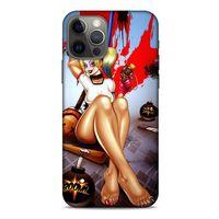 Apple iPhone 12 Pro Uyumlu Kılıf Harley Quinn (37) Silicone Cover Lavanta gül