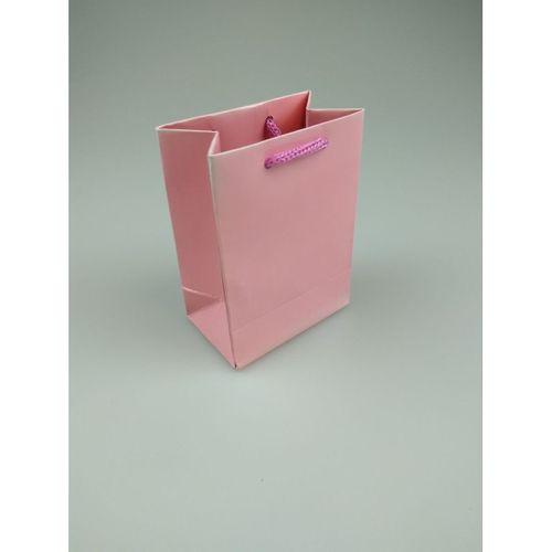 KARTON ÇANTA PEMBE 8CM X 11CM - 1 ADET