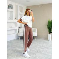 Kadın Modal Dokulu Kumaş Yanı şeritli Takım