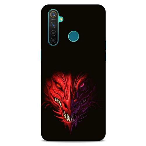 Oppo Realme 5 Pro Kılıf Dragons (16) Kalın Kılıf Kırmızı King Ejderha