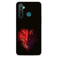 Oppo Realme 5 Pro Kılıf Dragons (16) Kalın Kılıf Kırmızı King Ejderha