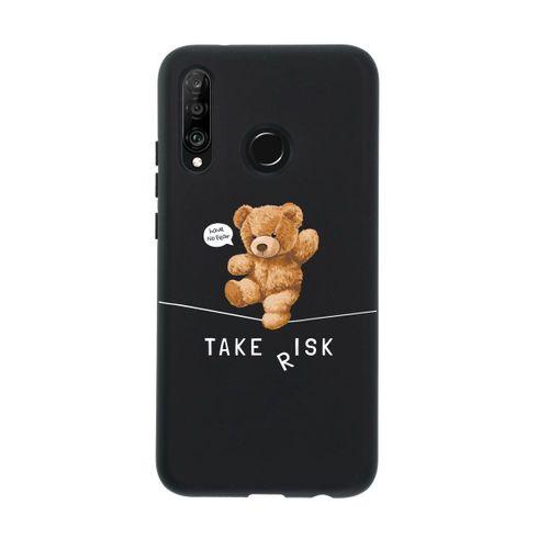 Huawei P30 Lite Take Risk Premium Silikonlu Telefon Kılıfı