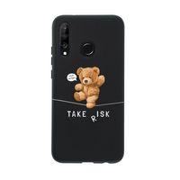 Huawei P30 Lite Take Risk Premium Silikonlu Telefon Kılıfı