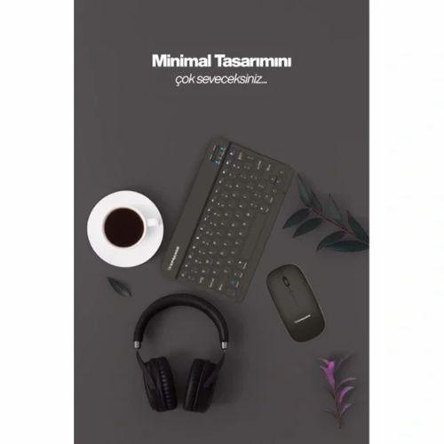 Siyah Kablosuz Klavye Ve Mouse Seti