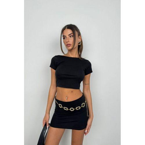 Yarım Kol Basic T-Shirt