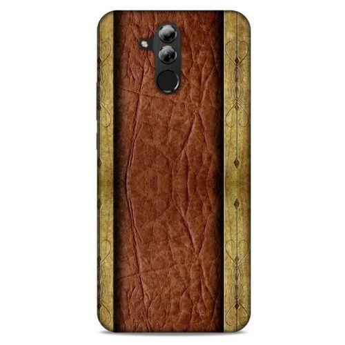 Huawei Mate 20 Lite Kılıf Patchwork (24) Darbe Emici Kılıf Kahve Sarı