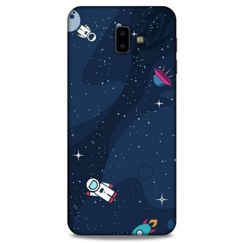 Samsung Galaxy J6 Plus Uyumlu Kılıf Mavi Delisi (23) Ultra Koruma Kılıfı Nasa