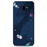 Samsung Galaxy J6 Plus Uyumlu Kılıf Mavi Delisi (23) Ultra Koruma Kılıfı Nasa