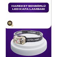 Wave Sensörlü Led Kafa Lambası Şarjlı Ayarlanabilir Işık