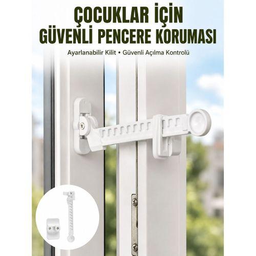Cam Pencere Açılma Kontrol Kilidi Kolay Montaj 3’lü Yeni Nesil