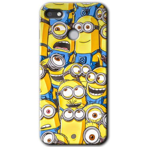 GM 8 Go Kılıf HD Desen Baskılı Arka Kapak - Minion Ordusu + Kırılmaz Cam