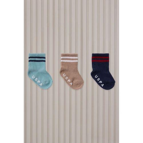 U.S.Polo U.S. Polo Assn Erkek Bebek Çorap USB2200 Su Yeşili