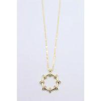 Taşlı Kolye - Altın