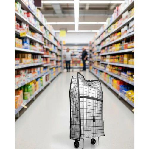 Geniş Hacimli Tekerlekli Pazar Çantası Dayanıklı Ve Ergonomik