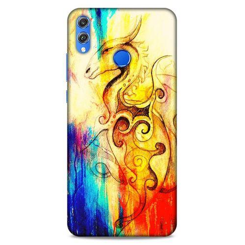 Lopard Huawei Honor 8x Uyumlu Kılıf Manipülasyon ☻ (37) Silicone Cover Baskılı