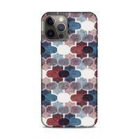 Apple iPhone 12 Pro Uyumlu Kılıf Romans (7) Telefon Kılıfı Bordo Mavi