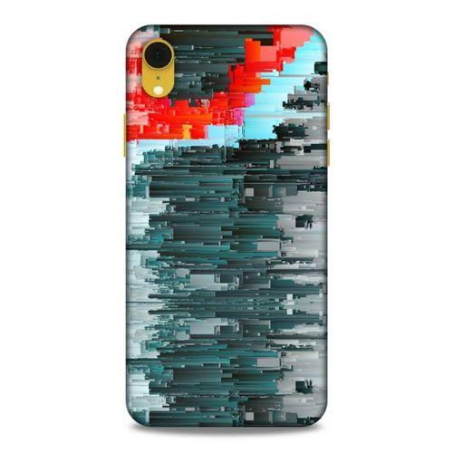 Lopard Apple iPhone XR Uyumlu Kılıf PiXel (19) Kılıfları Gri Yeşil