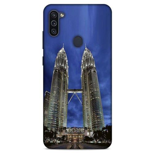 Samsung Galaxy M11 Kılıf Dünya Mimarisi (20) Koruyucu Kılıf Petronas Kuleleri Malezya