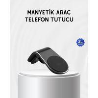 Araç İçi Manyetik Telefon Tutucu Güçlü Klipsli Ve 360 Derece Ayarlanabilir