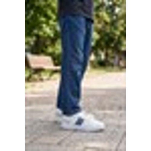 Hammer Jack Hakiki Deri Orlean Beyaz Kot Mavi Erkek Ayakkabı