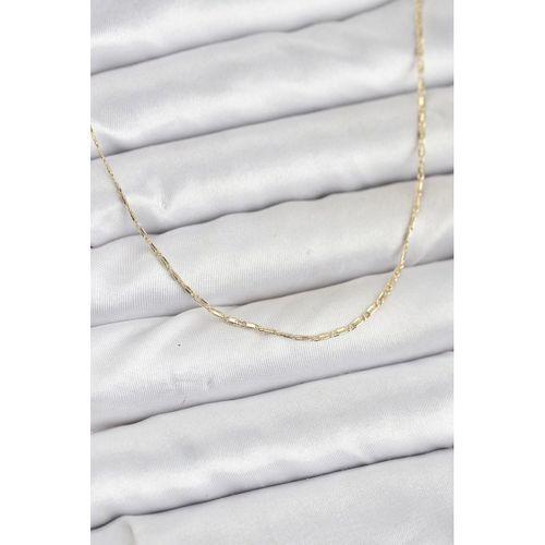 CM 14K Gold Renk Kesme Model 60 cm Kadın Kolye