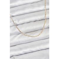 CM 14K Gold Renk Kesme Model 60 cm Kadın Kolye