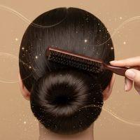 Ahşap Saplı Topuz Tarağı