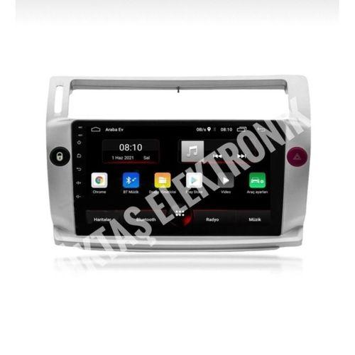 CITROEN C4 2004-2010 GRİ 4 GB RAM 64 GB HAFIZA ANDROID MULTIMEDIA TEYP