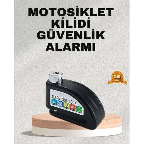 Ekonomik Alarm Disk Kilidi Motosiklet Scooter Bisiklet Güvenlik