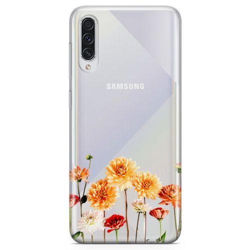 Samsung Galaxy A50s Kılıf Buket Çiçek Arka Kapak Koruma Desenli Full Koruyucu
