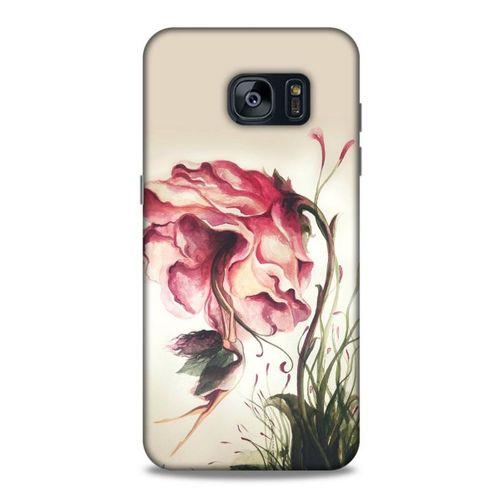 Y.Liva-2021 Özel Seri Gül Döktüm Samsung Galaxy S7 Edge Kılıf Silikon Kapak