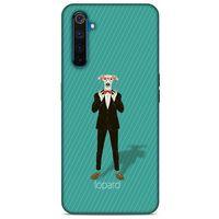 Oppo Realme 6 Kılıf FunnyMaX (12) Koruyucu Silikon Turkuaz Köpek