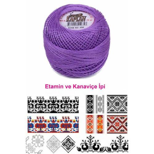 Kaplan Etamin Ve Kanaviçe İpi 8 No Kod/Renk: 550 - Royaleks
