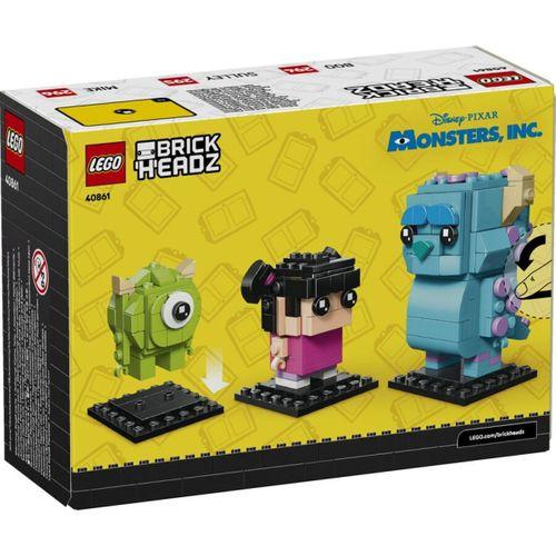 Lego Brickheadz Disney Classic Sulley, Mike ve Boo Figürleri 40861