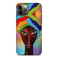 Lopard Apple iPhone 12 Pro Uyumlu Kılıf Sürreal Yüzler ♀ (46) Core Armor Kılıf Desenli