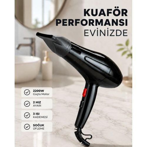 2200w Saç Kurutma Makinesi Soğuk Ve Sıcak Üfleme Fonksiyonlu