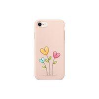 Kalpli Balon Tasarımlı İphone 7 Pembe Telefon Kılıfı