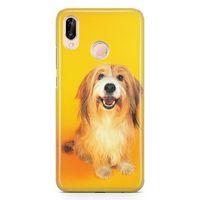 Huawei Nova 3e Kılıf Collie Arka Kapak Koruma Desenli Full Koruyucu