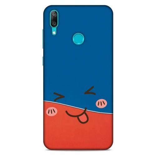 Emojix (43) Huawei Y7 Prime 2019 Kılıf Silikon Kapak Desenli