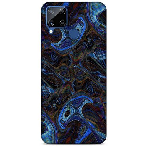 Realme C15 Uyumlu Kılıf Mavi Delisi (6) Silikon Kılıf Taş