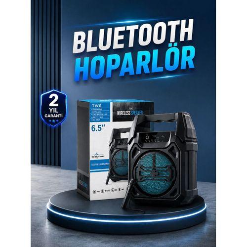 15w Güçlü Ses Çıkışlı Bluetooth Hoparlör Fm Radyo Ve Mikrofon Destekli