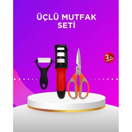 Çok Amaçlı Mutfak Makas Seti – Paslanmaz Çelik Ve Ergonomik Tasarım