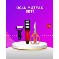 Çok Amaçlı Mutfak Makas Seti – Paslanmaz Çelik Ve Ergonomik Tasarım