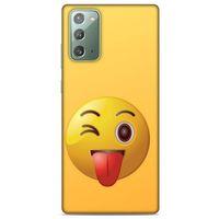 Emojix (42) Samsung Galaxy Note 20 Kılıf Silikon Kapak Desenli